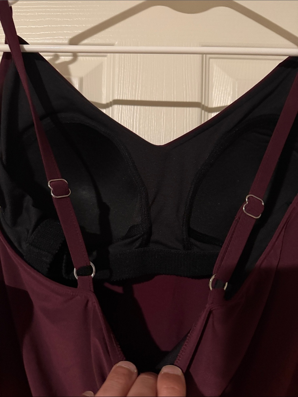 Burgundy Swim Top - Picture 4 of 6